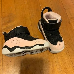 Toddler Jordan, size 5C, pink, black and white